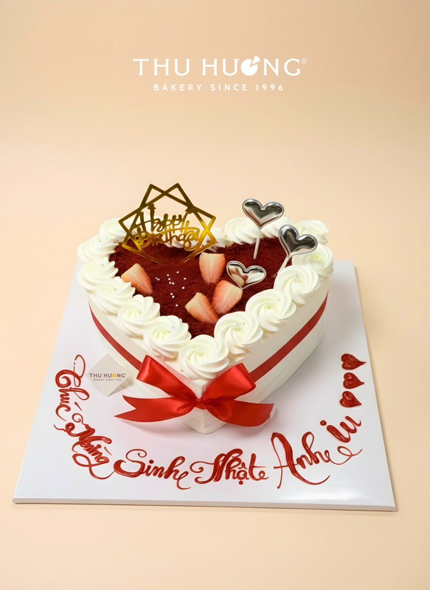 B&aacute;nh Kem Tr&aacute;i Tim Red Velvet